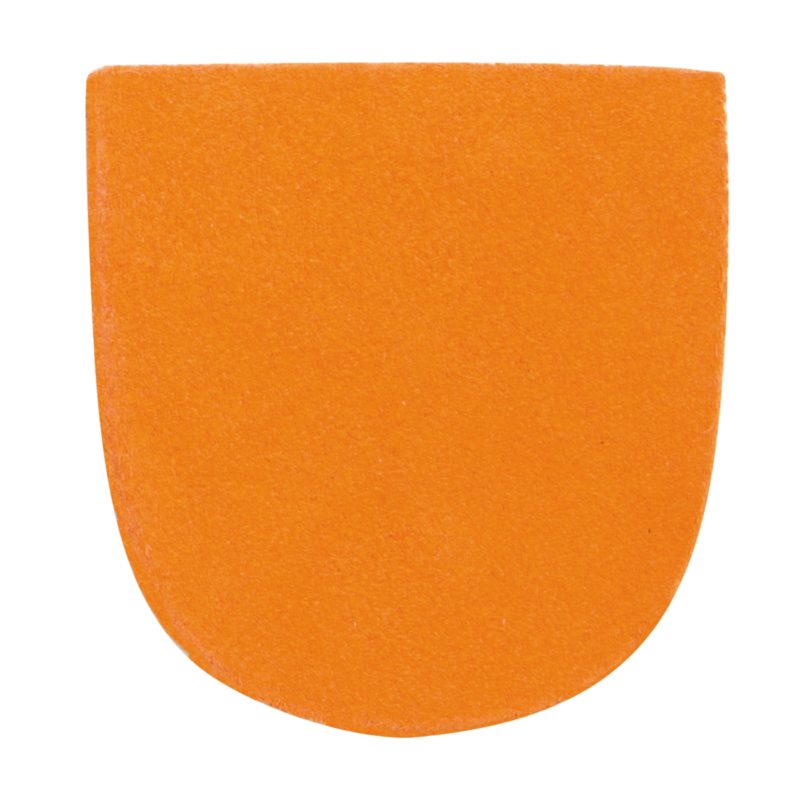 BRUNSWICK ORANGE LEATHER HEEL