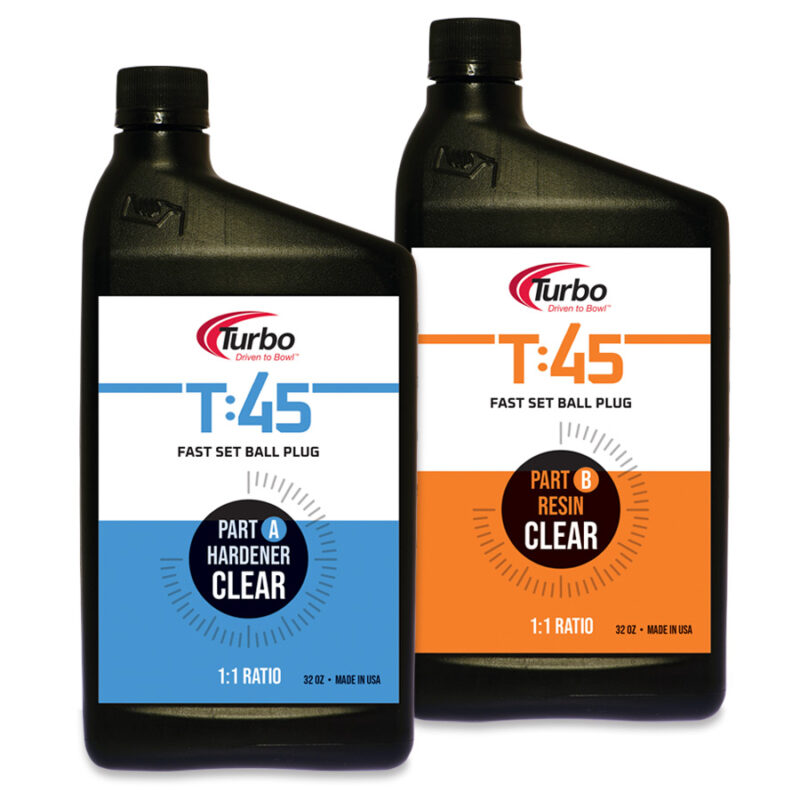 TURBO T45 BALL PLUG CLEAR 1 GALLON KIT
