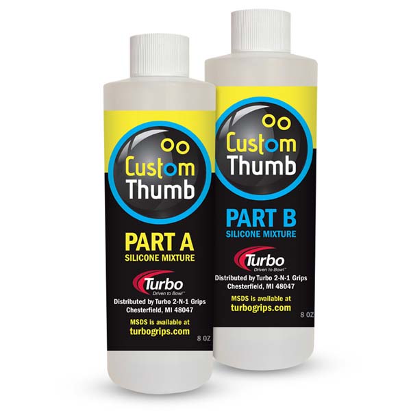 CUSTOM THUMB (2) 8OZ PART A&B SILICONE MIXTURE