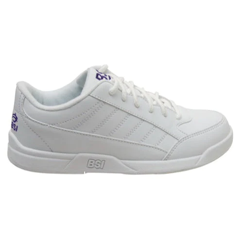 GIRL'S BASIC WHITE W/ PURPLE