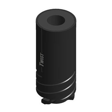 JOPO TWIST INNER BLACK W/ BLACK SLUG 1 1/4"