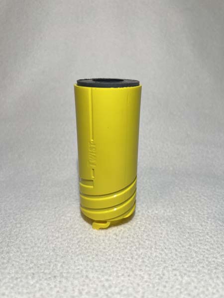 JOPO TWIST INNER YELLOW W/ BLACK SLUG 1 1/4"