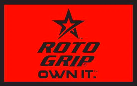 ROTO GRIP WOVEN TOWEL RED/BLK