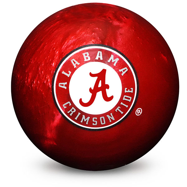ALABAMA CRIMSON TIDE ENGRAVED PLASTIC BALL
