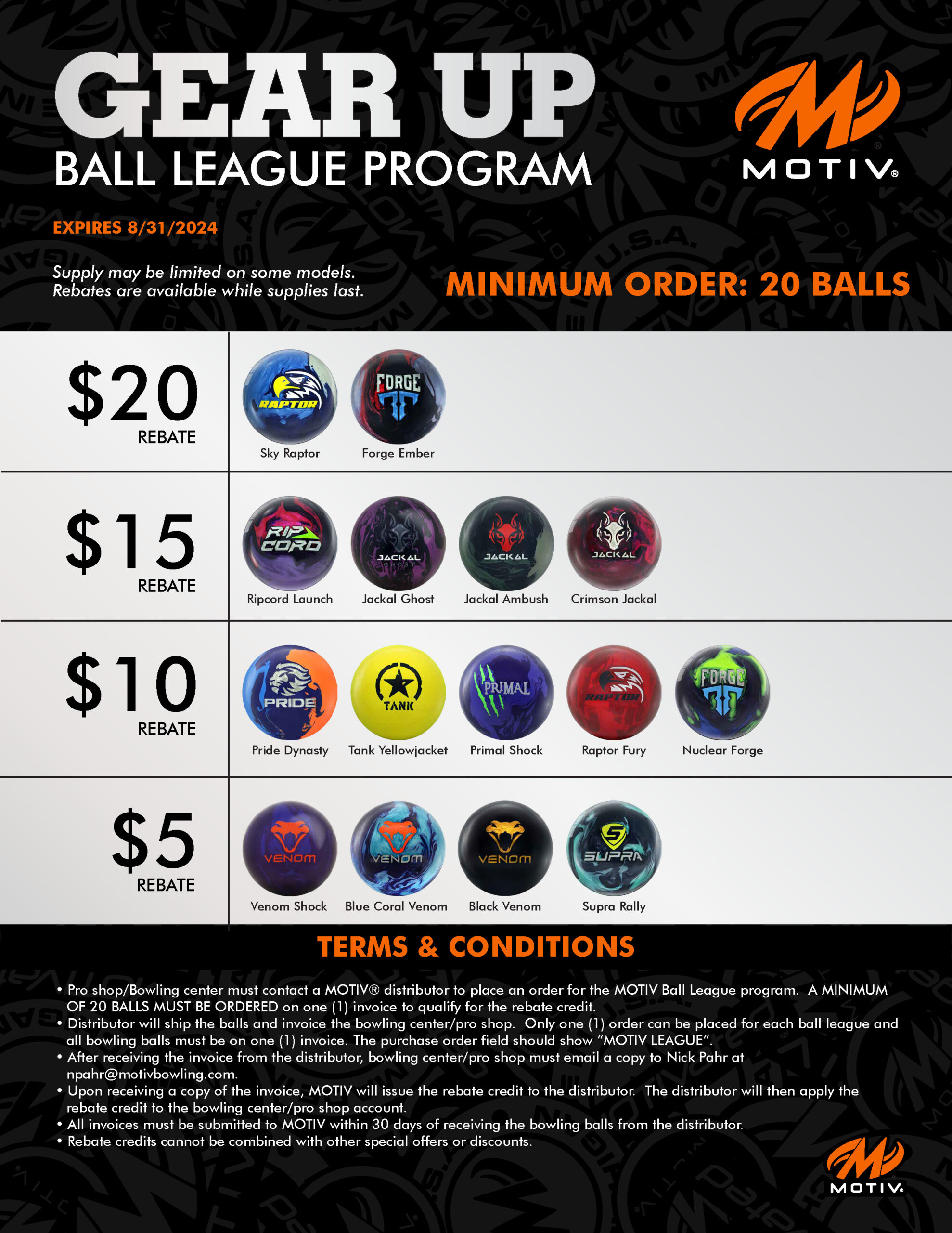 MOTIV Ball League Program 2024