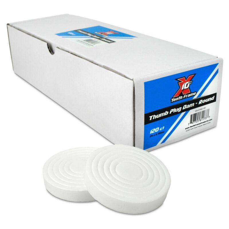TENTH FRAME THUMB DAMS ( ROUND ) 120CT