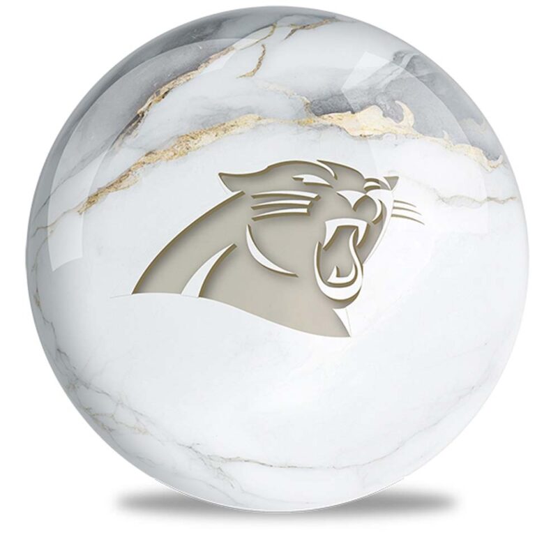 CAROLINA PANTHERS BALL MARBLE DESIGN