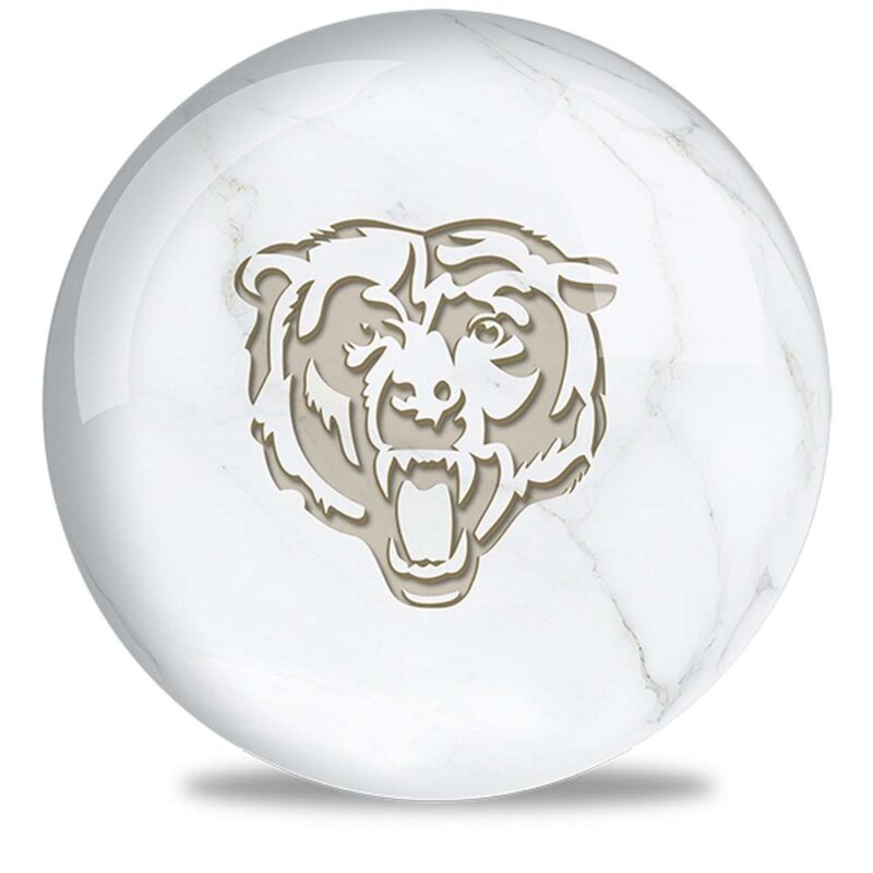 CHICAGO BEARS BALL MARBLE DESIGN