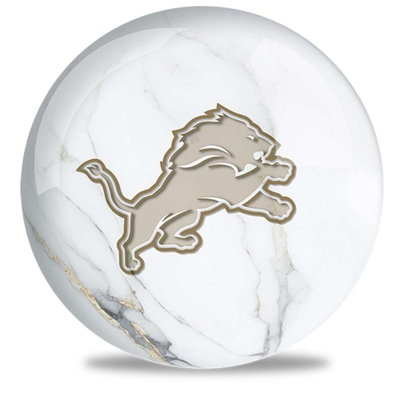 DETROIT LIONS BALL MARBLE DESIGN