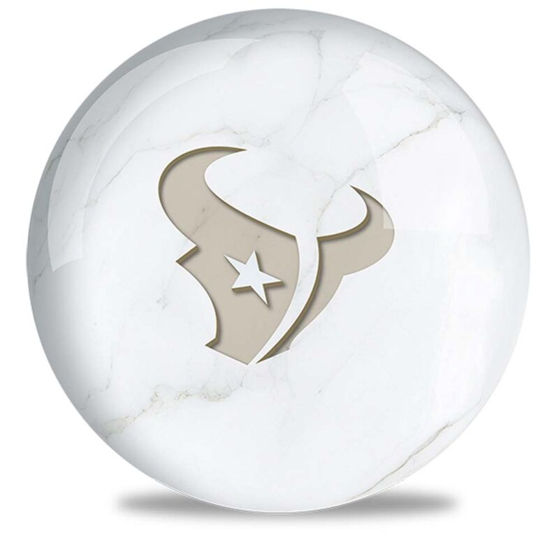 HOUSTON TEXANS BALL MARBLE DESIGN