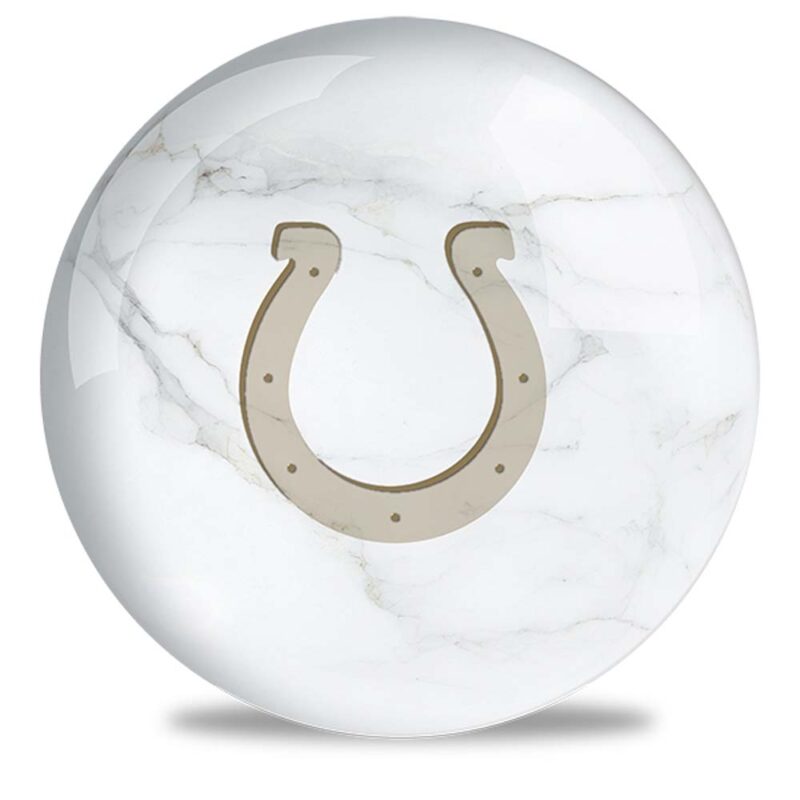 INDIANAPOLIS COLTS BALL MARBLE DESIGN