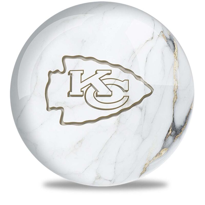 KANSAS CITY CHIEFS BALL MARBLE DESIGN