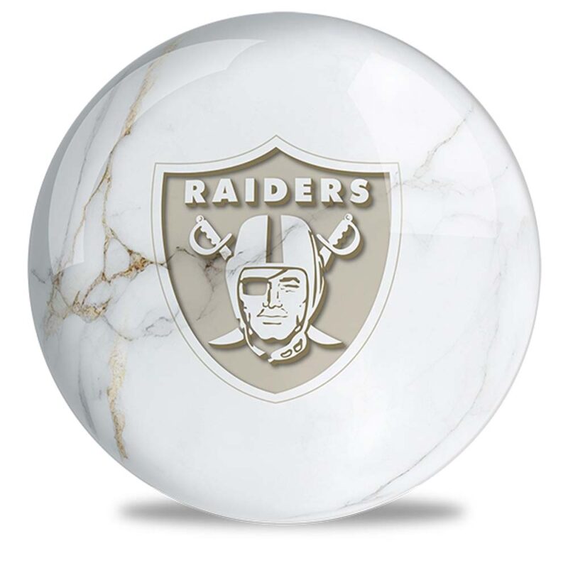 LAS VEGAS RAIDERS BALL MARBLE DESIGN