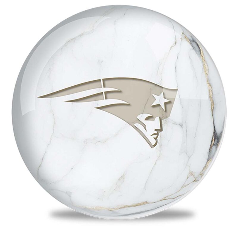 NEW ENGLAND PATRIOTS BALL MARBLE DESIGN
