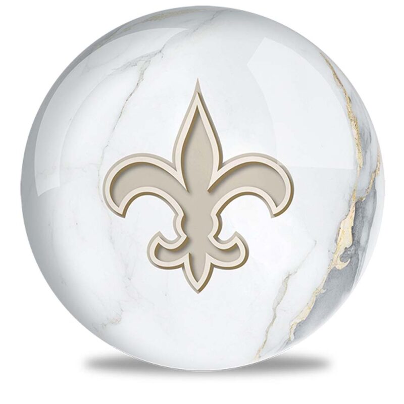 NEW ORLEANS SAINTS BALL MARBLE DESIGN