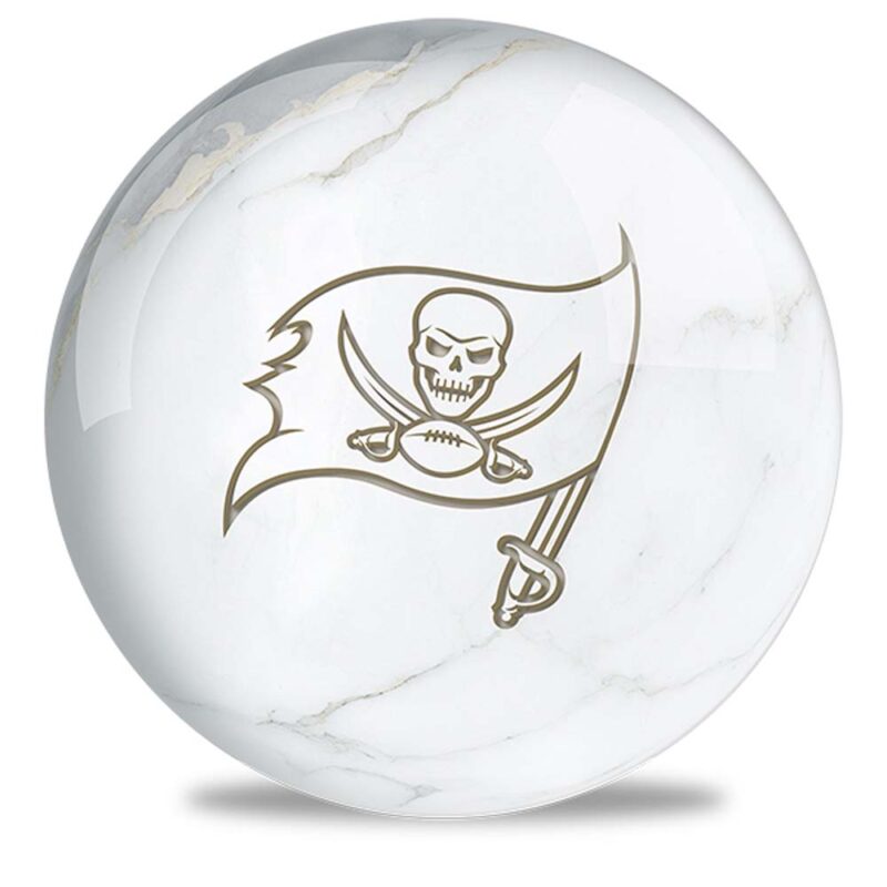 TAMPA BAY BUCCANEERS BALL MARBLE DESIGN
