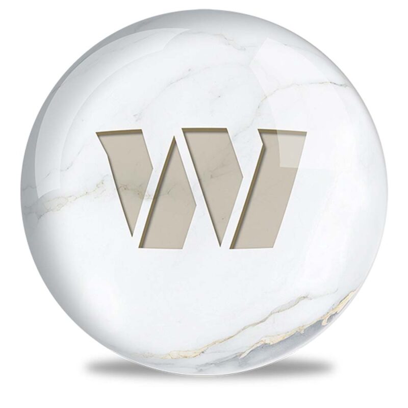 WASHINGTON COMMANDERS BALL MARBLE DESIGN