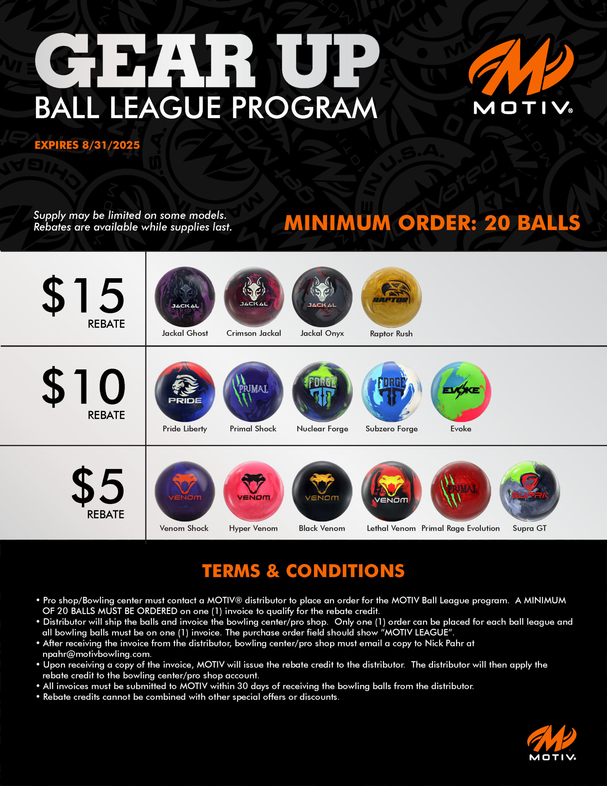 MOTIV Ball League Program 20250121