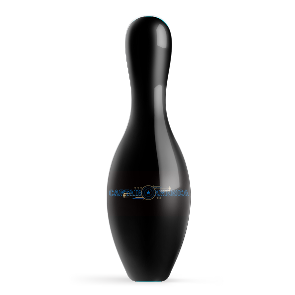Marvel Avengers Captain America Logos Official Size and Weight Bowling Pin