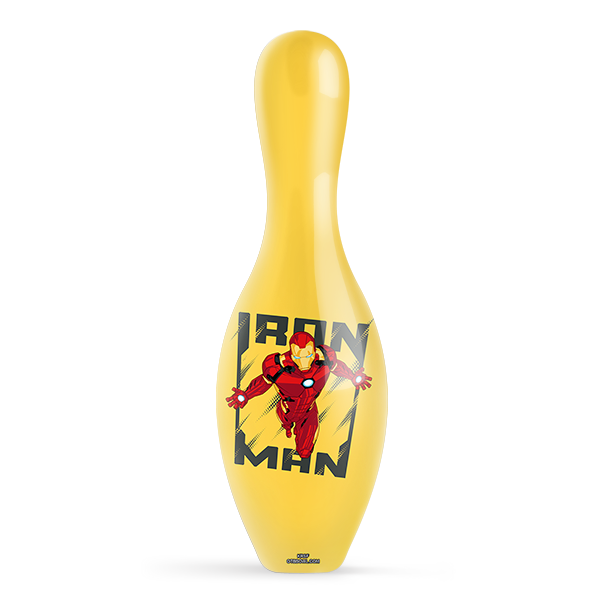 Marvel Avengers Iron Man Official Size and Weight Bowling Pin
