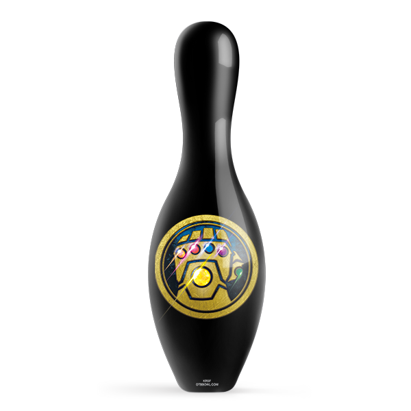 Marvel Avengers Thanos Icon Official Size and Weight Bowling Pin