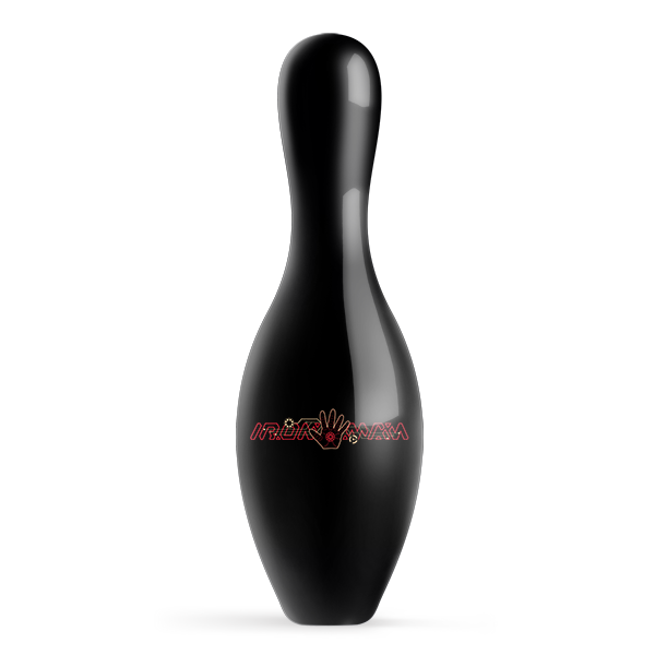 Marvel Avengers Iron Man Logos Official Size and Weight Bowling Pin
