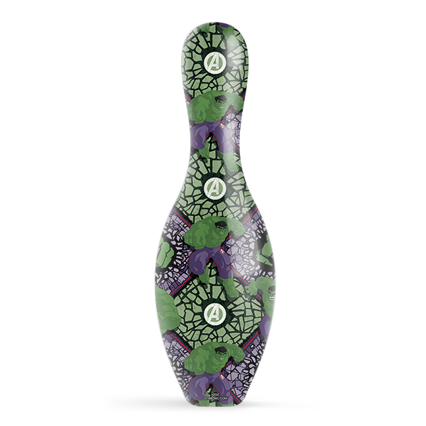 Marvel Avengers Hulk Pattern Official Size and Weight Bowling Pin