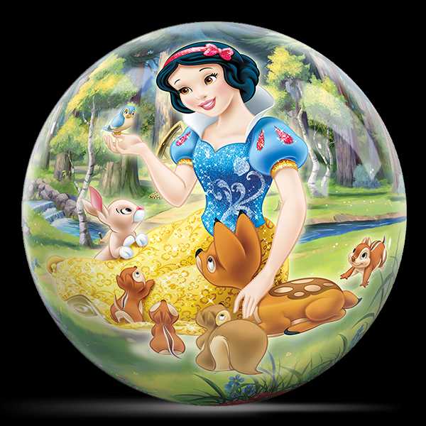 Disney Snow White Characters Undrilled Bowling Ball