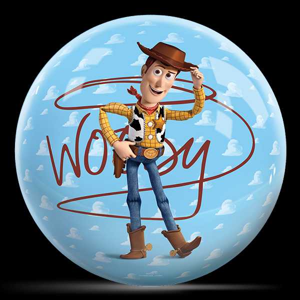 Disney Toy Story Woody Undrilled Bowling Ball