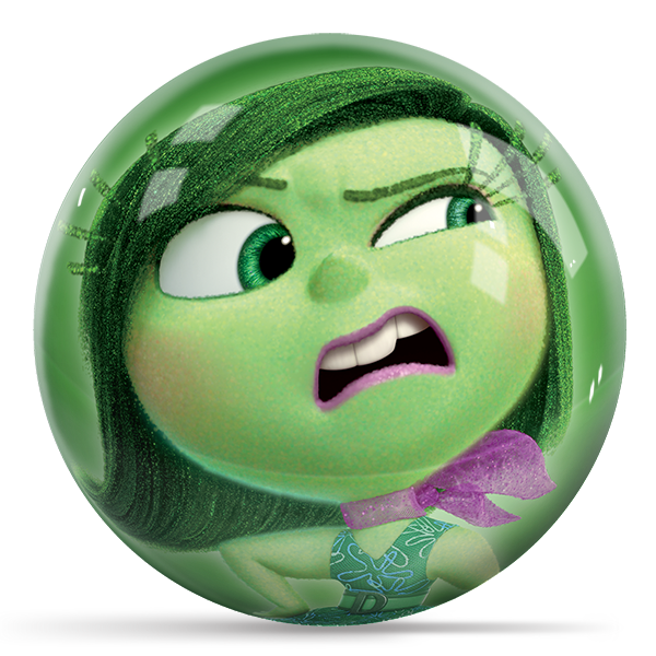 Disney Inside Out Disgust Undrilled Bowling Ball