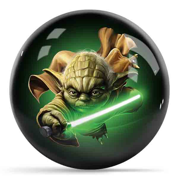 Star Wars Flying Yoda Undrilled Bowling Ball