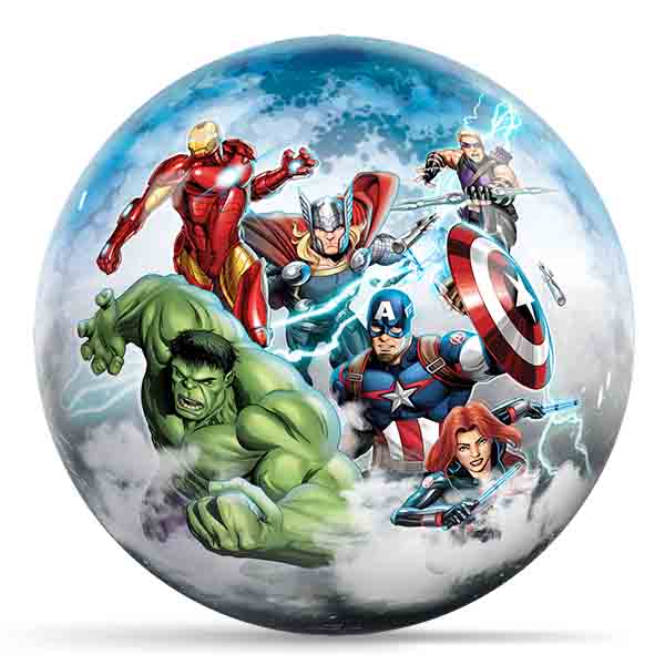 Marvel Avengers Characters Undrilled Bowling Ball