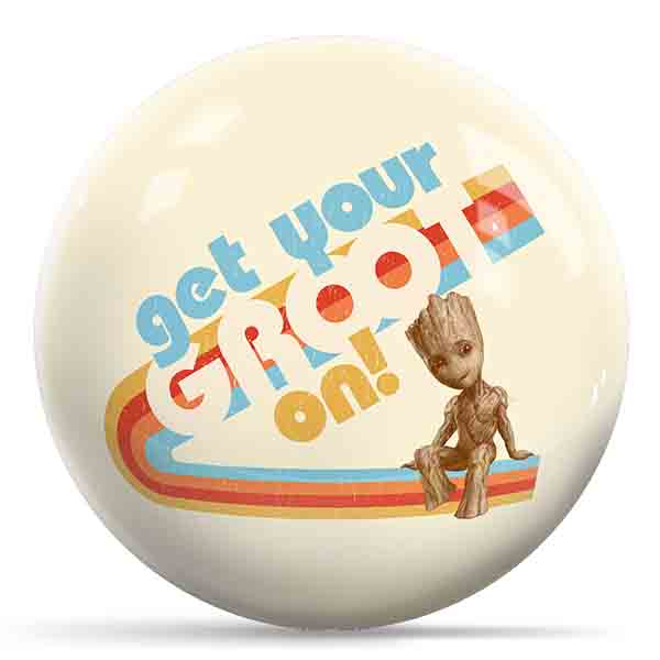 Marvel Guardian of the Galaxy Groot Undrilled Bowling Ball