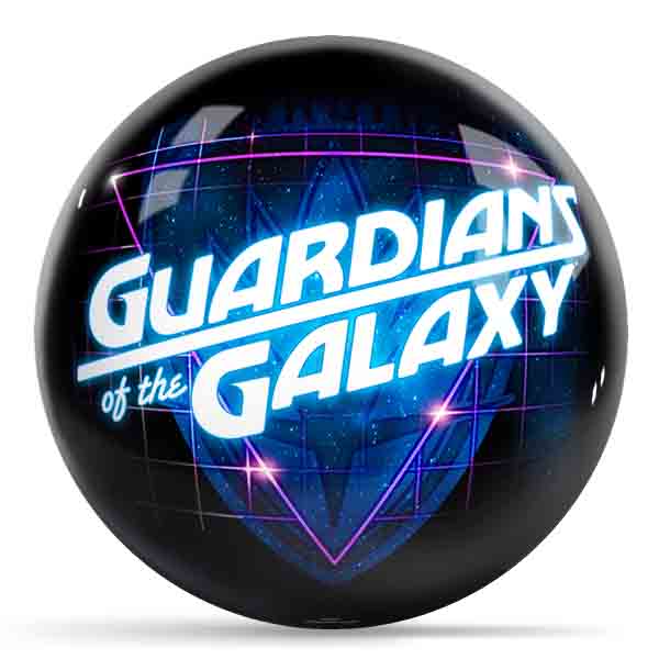 Marvel Guardian of the Galaxy Logo Undrilled Bowling Ball