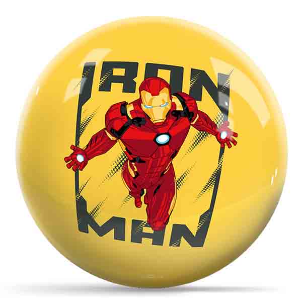 Marvel Avengers Iron Man Undrilled Bowling Ball