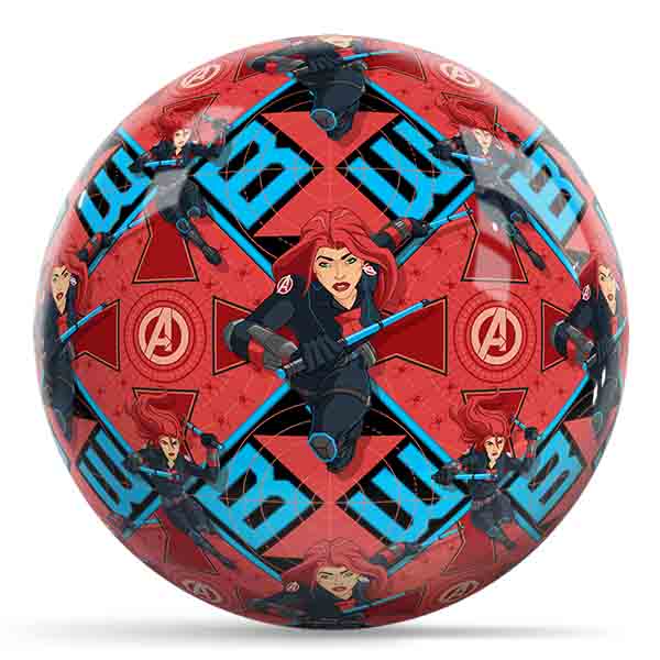 Marvel Avengers Black Widow Pattern Undrilled Bowling Ball