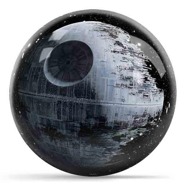 OTB STAR WARS DEATH STAR undrilled bowling ball
