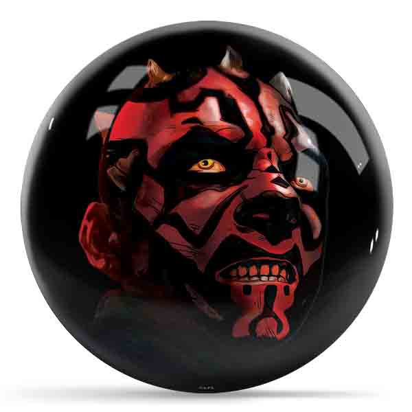 OTB STAR WARS DARTH MAUL undrilled bowling ball